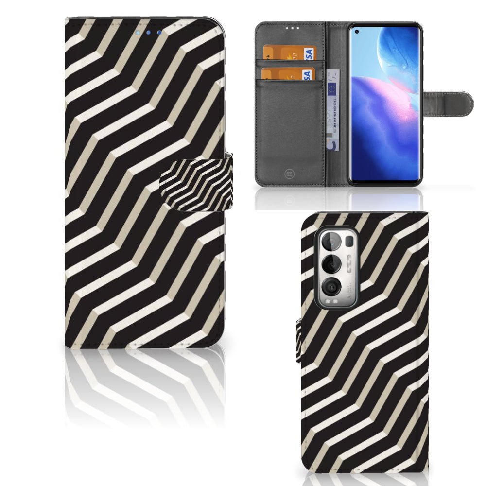 OPPO Find X3 Neo 5G Book Case Illusion