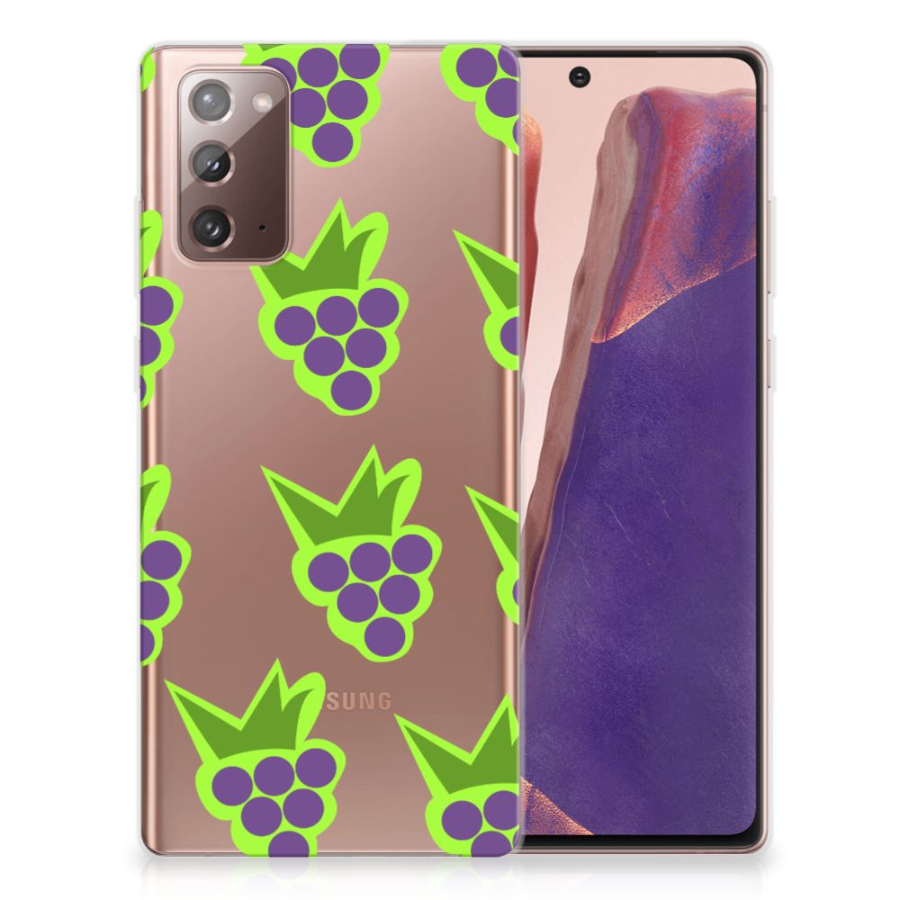 Samsung Note 20 Siliconen Case Druiven B2C Telecom