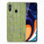 Samsung Galaxy A60 Bumper Hoesje Green Wood