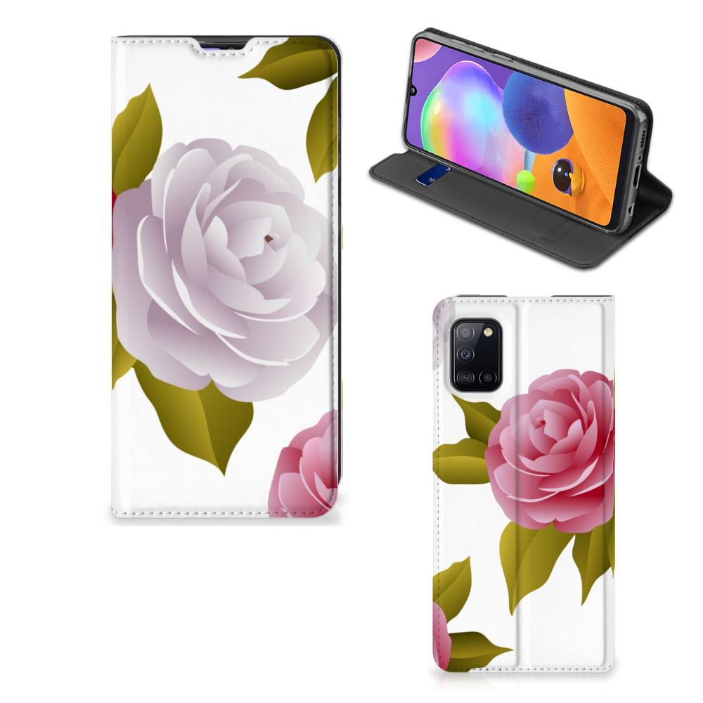 Samsung Galaxy A31 Smart Cover Roses - B2C Telecom