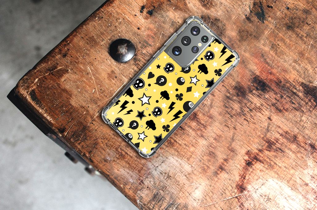 Extreme Case Samsung Galaxy S21 Ultra Punk Geel B2C Telecom
