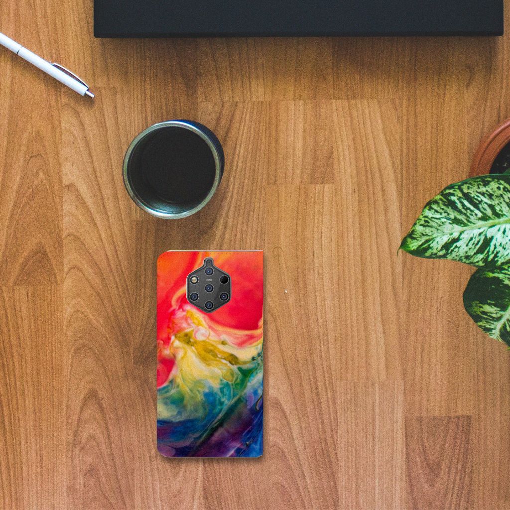 Bookcase Nokia 9 PureView Watercolor Dark
