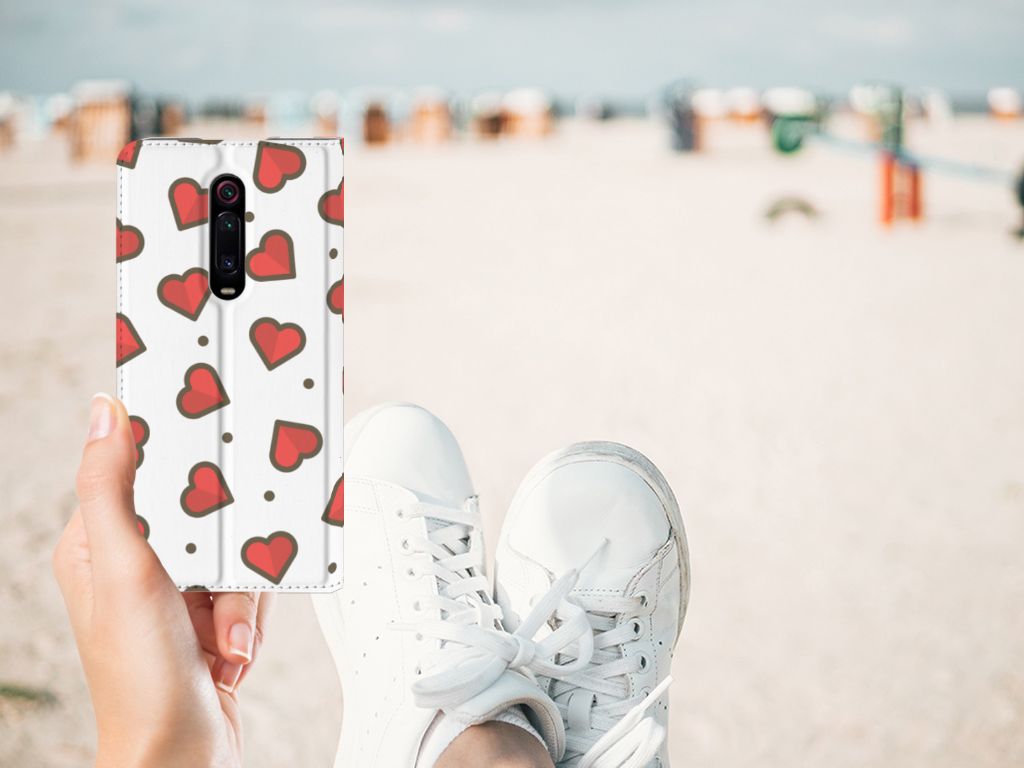 Xiaomi Mi 9T Pro Hoesje met Magneet Hearts - B2C Telecom