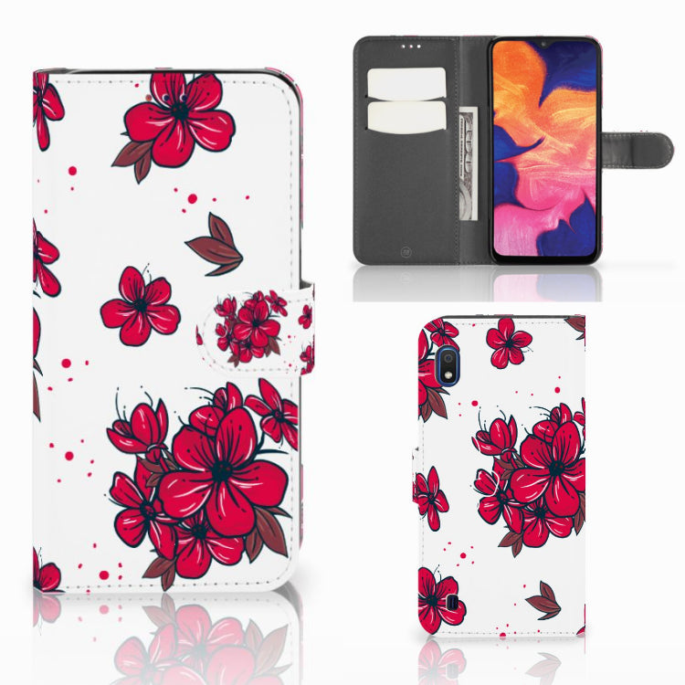 Samsung Galaxy A10 Hoesje Blossom Red