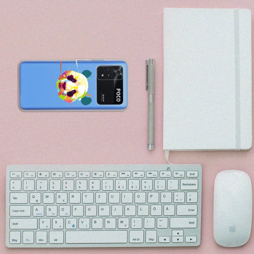 Xiaomi Poco M4 Pro 4G Telefoonhoesje met Naam Panda Color B2C Telecom