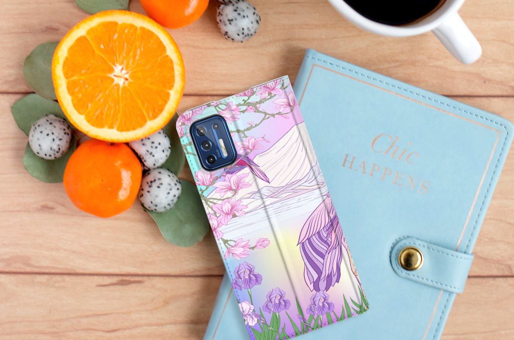 Motorola Moto G9 Plus Hoesje maken Bird - B2C Telecom