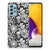 Samsung Galaxy A72 TPU Case Black Flowers