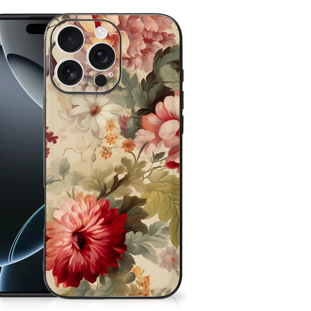 Bloemen Hoesje voor iPhone 16 Pro Max Bloemen