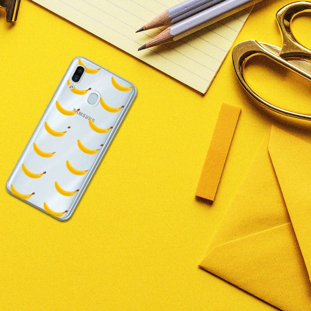 Samsung Galaxy A30 Siliconen Case Banana