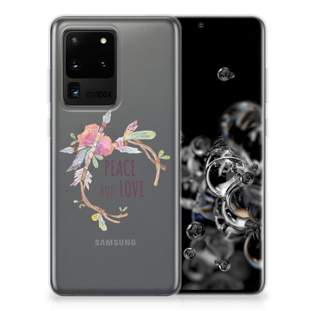 Samsung Galaxy S20 Ultra Telefoonhoesje met Naam Boho Text B2C Telecom