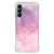 Back Cover Samsung Galaxy A14 5G/4G Pink Purple Paint with watercolour design and flexible rubber material.