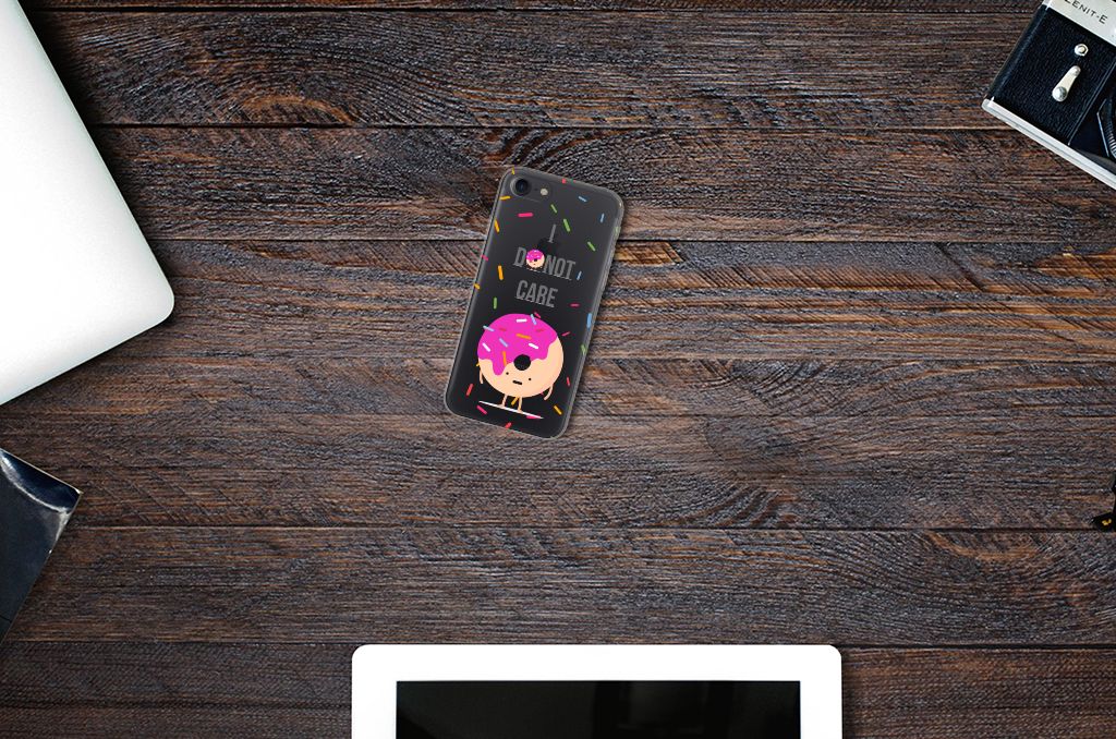 iPhone SE 2022 | SE 2020 | 8 | 7 Siliconen Case Donut Roze