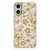 iPhone 16 plus TPU Case Gouden Bloemen