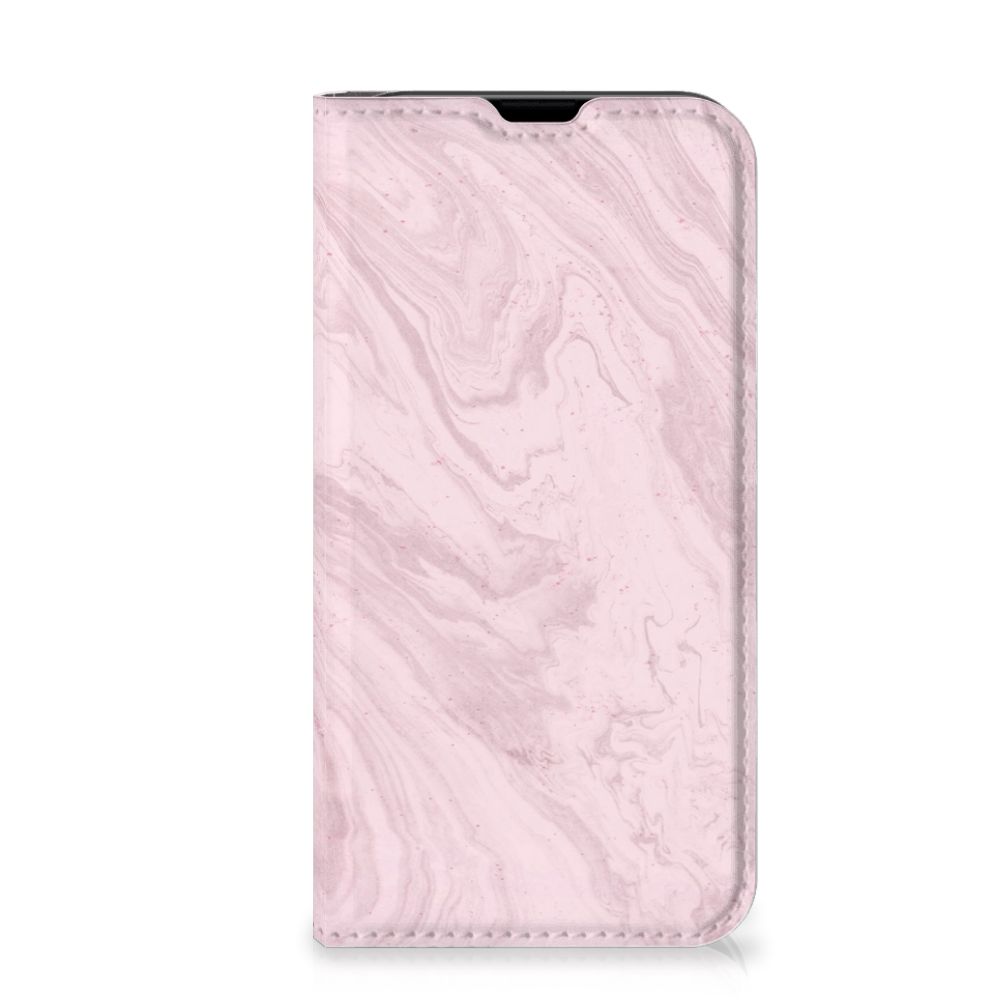 iPhone 13 Mini Standcase Marble Pink - Origineel Cadeau Vriendin - B2C Telecom