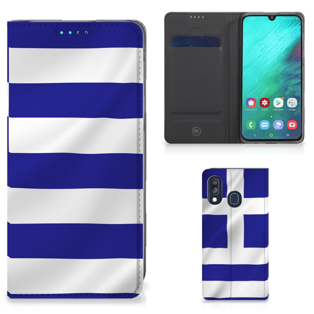 Samsung Galaxy A40 Standcase Griekenland