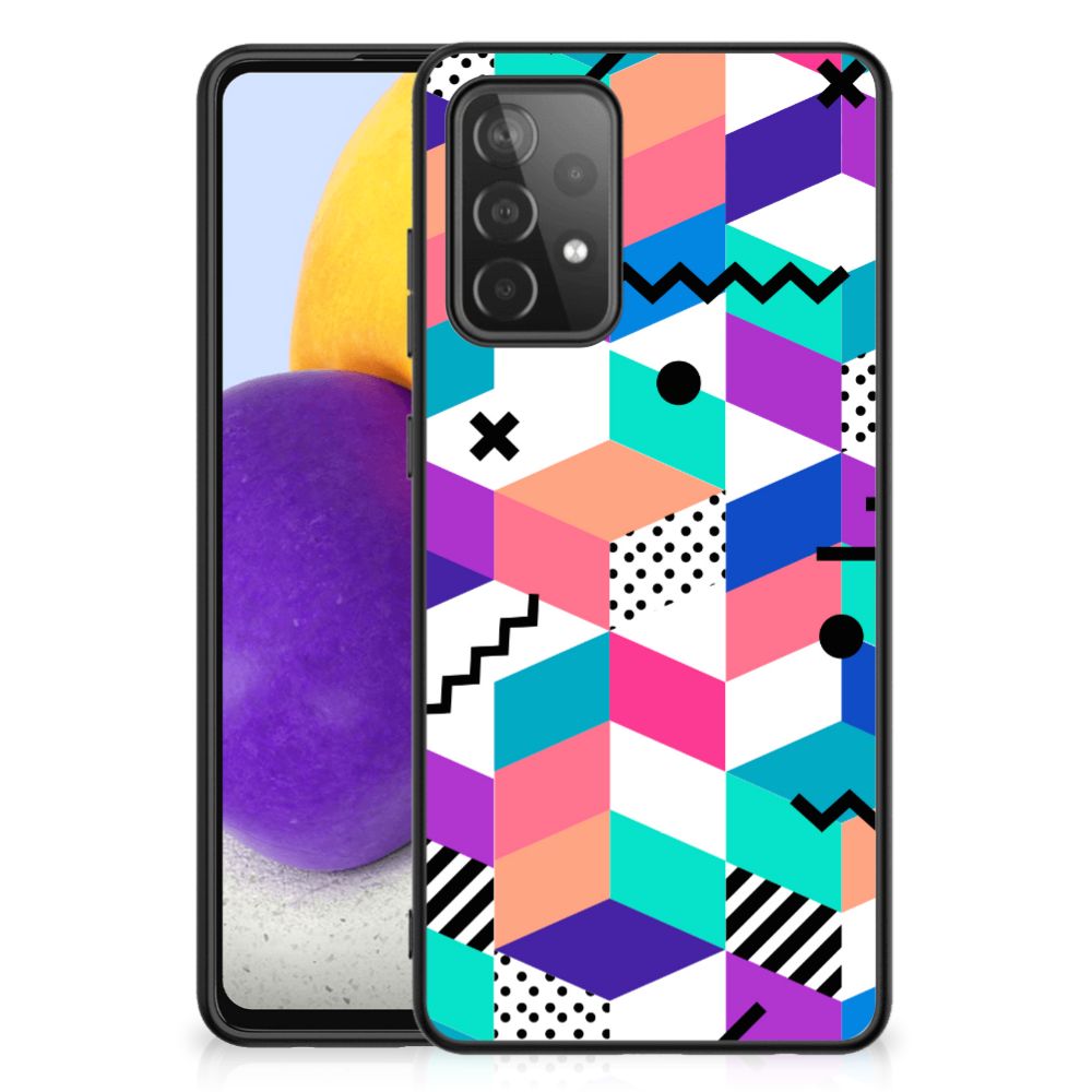 Samsung Galaxy A72 (5G/4G) Backcover Blokken Kleurrijk