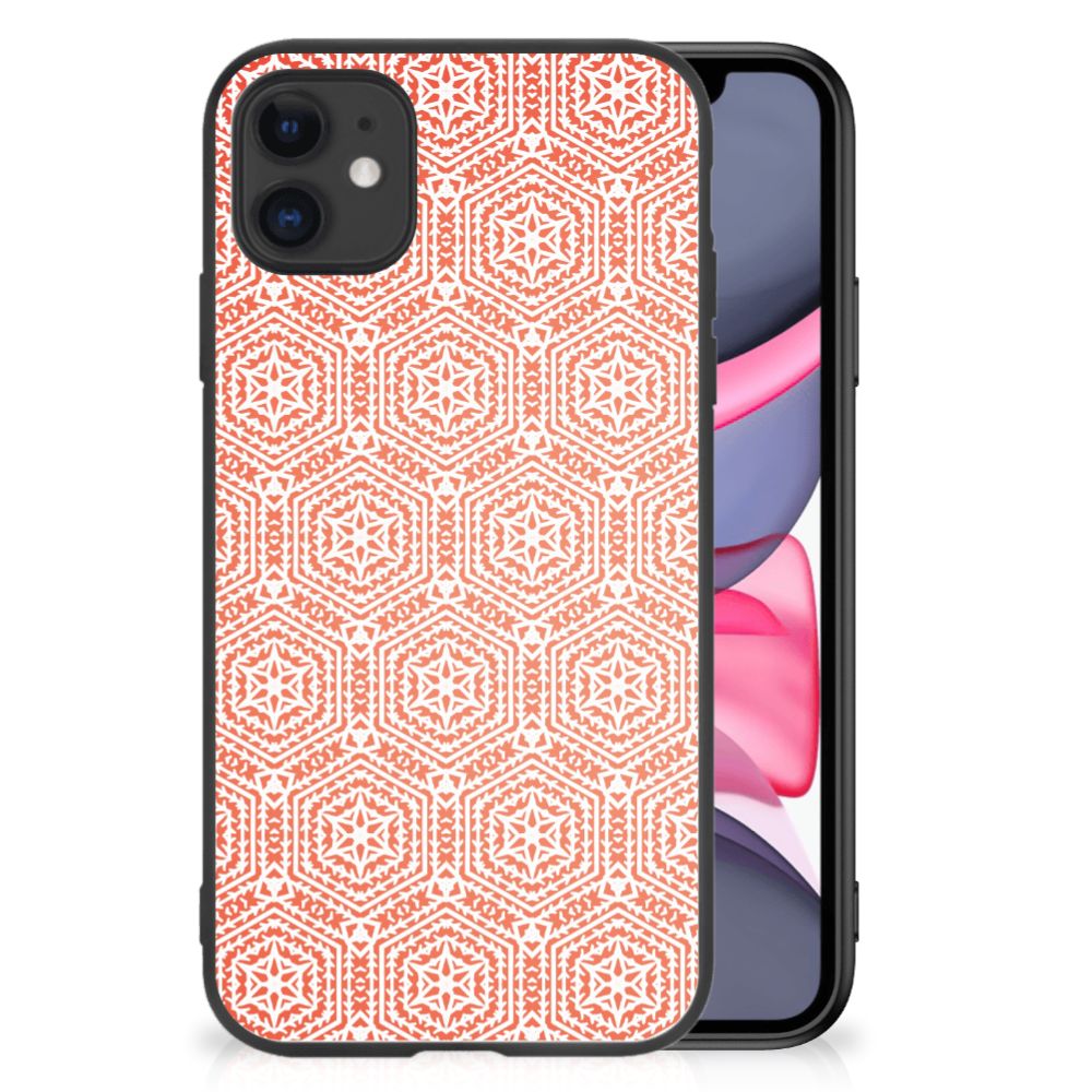 iPhone 11 Back Case Pattern Orange