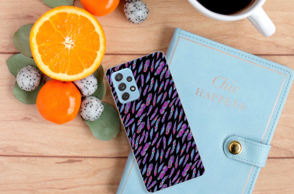 Samsung Galaxy A72 TPU bumper Feathers Color B2C Telecom