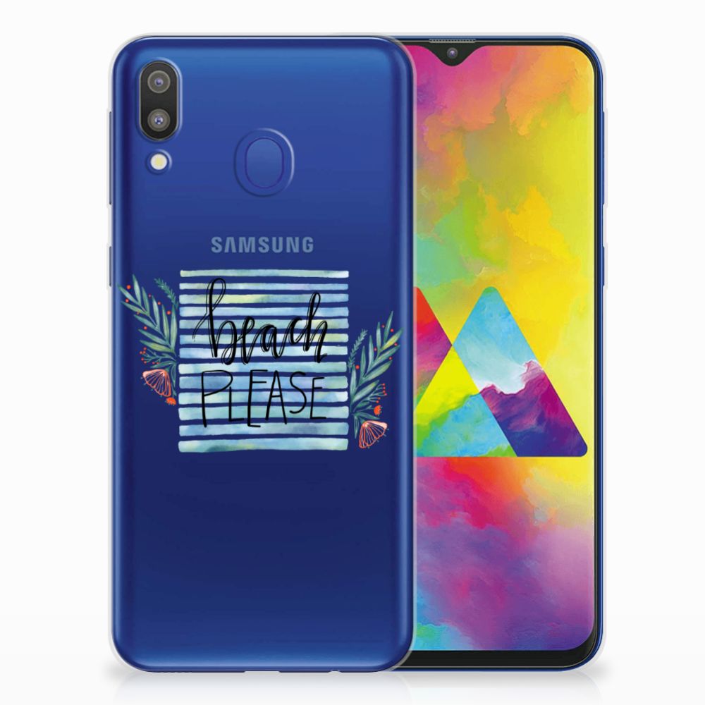 Samsung Galaxy M20 (Power) Telefoonhoesje met Naam Boho Beach
