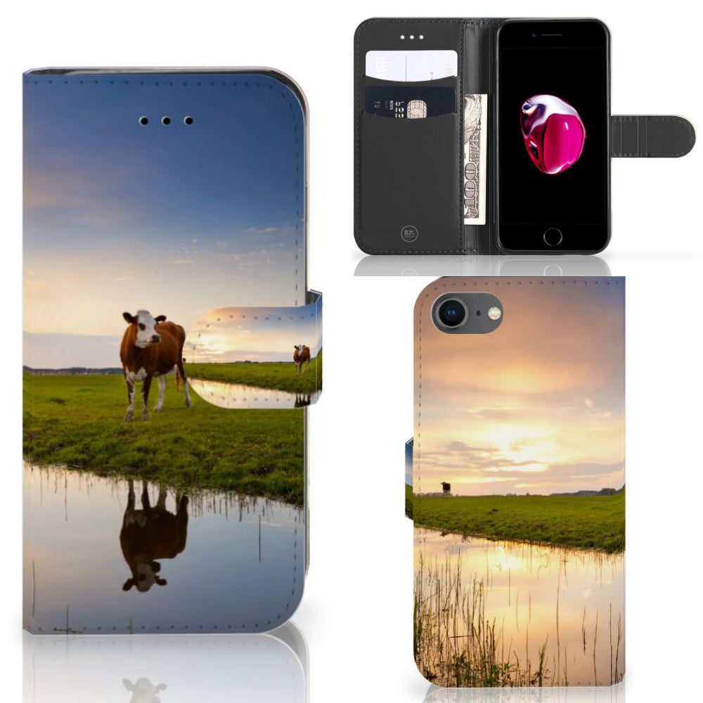iPhone 7 | 8 | SE (2020) | SE (2022) Telefoonhoesje met Pasjes Koe