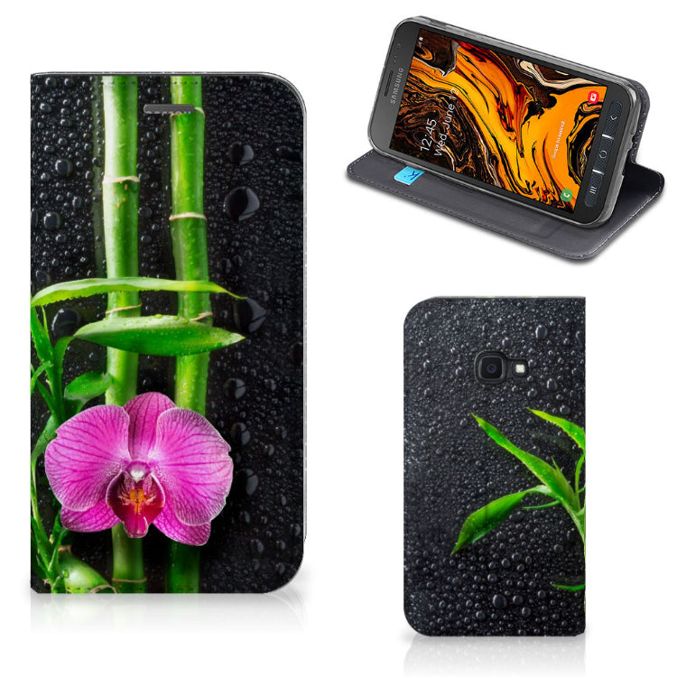 Samsung Galaxy Xcover 4s Smart Cover Orchidee