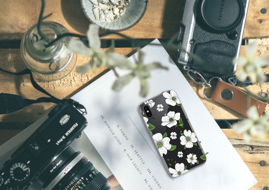 Apple iPhone X | Xs TPU Case Dogwood Flowers