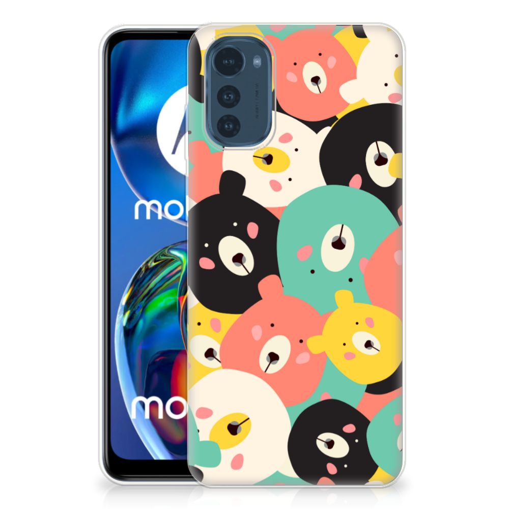 Motorola Moto E32/E32s Telefoonhoesje met Naam Bears B2C Telecom