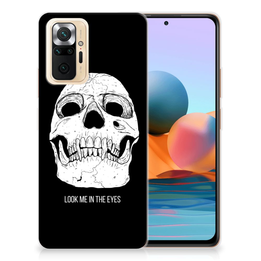 Silicone Back Case Xiaomi Redmi Note 10 Pro Skull Eyes B2C Telecom