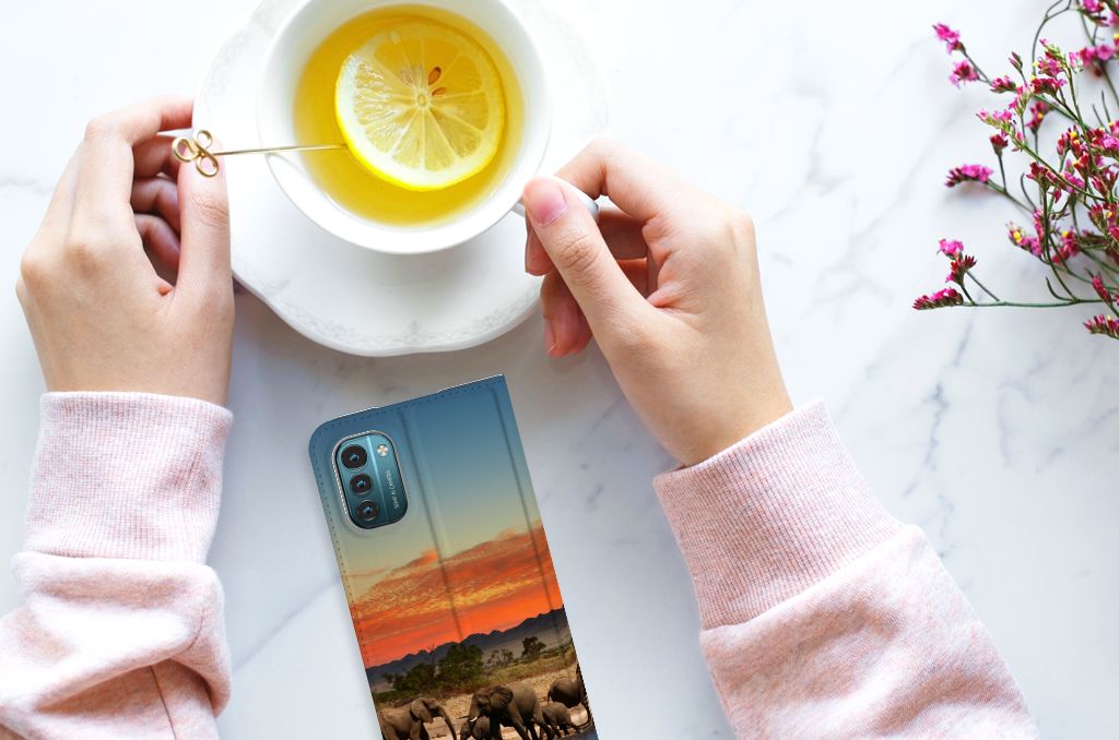 Nokia G11 | G21 Hoesje maken Olifanten - B2C Telecom