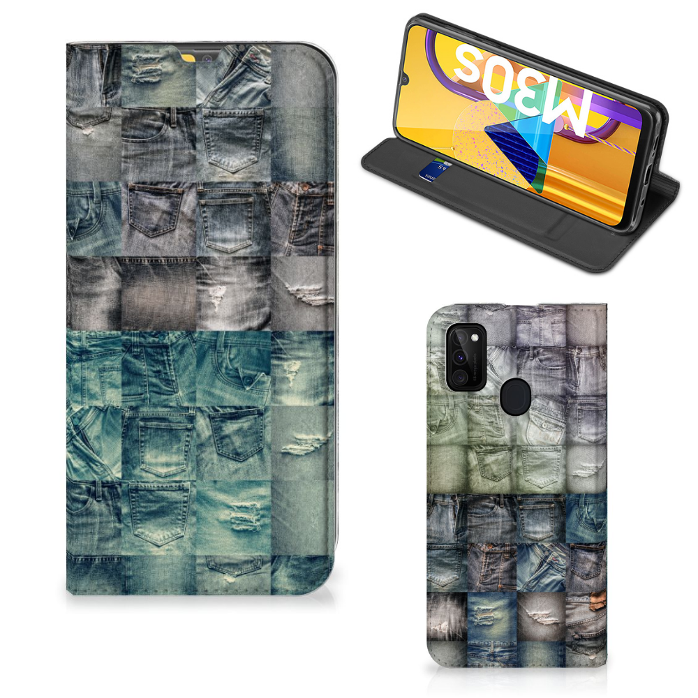 Hippe Standcase Samsung Galaxy M30s | M21 Spijkerbroeken - B2C Telecom