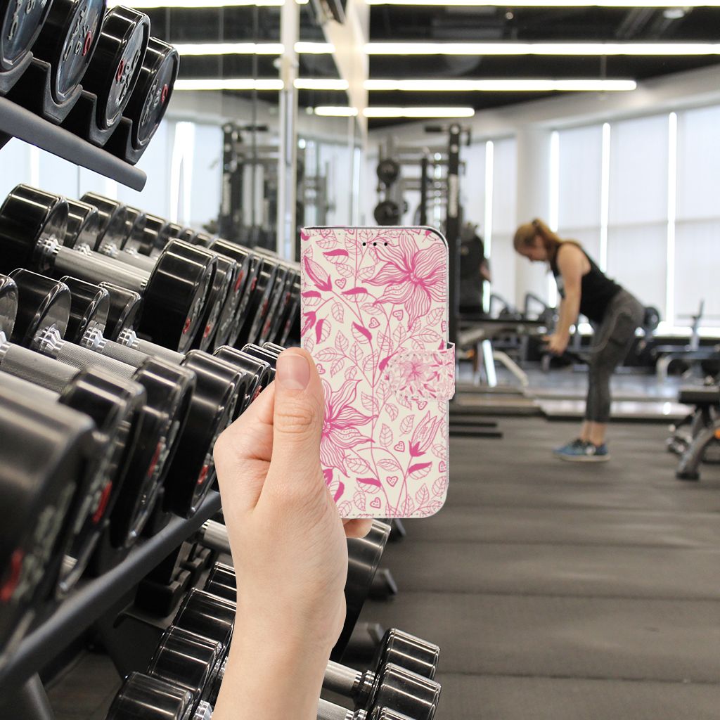 Apple iPhone X | Xs Hoesje Pink Flowers