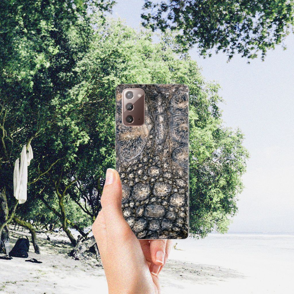 Samsung Note 20 TPU Hoesje Krokodillenprint B2C Telecom