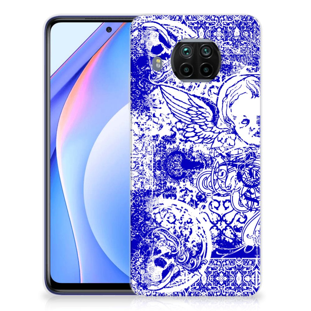 Silicone Back Case Xiaomi Mi 10T Lite Angel Skull Blauw B2C Telecom