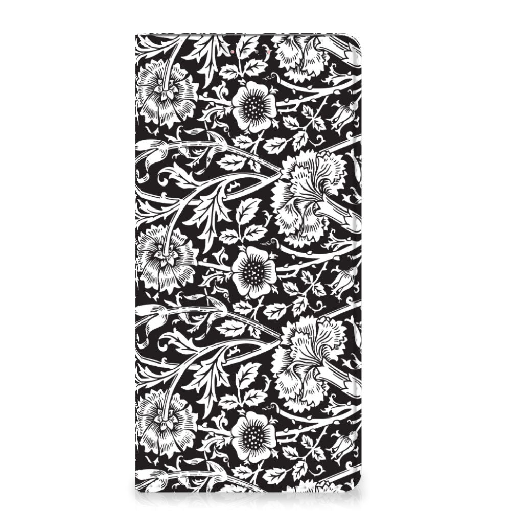 Samsung Galaxy A13 (4G) Smart Cover Black Flowers - B2C Telecom