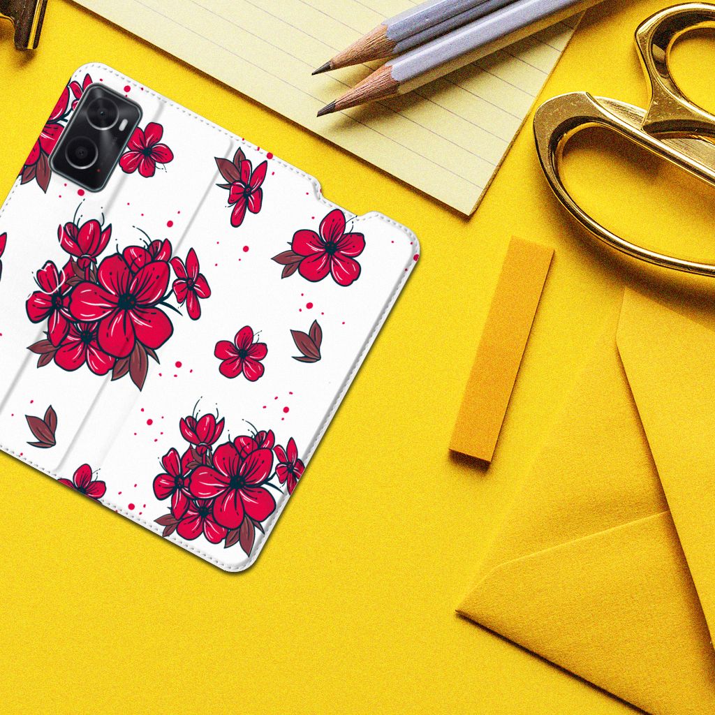 OPPO A96 | A76 Smart Cover Blossom Red - B2C Telecom