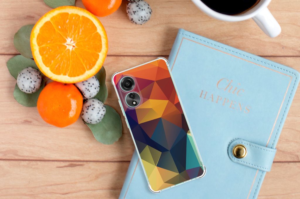 OPPO A78 4G Shockproof Case Polygon Color B2C Telecom