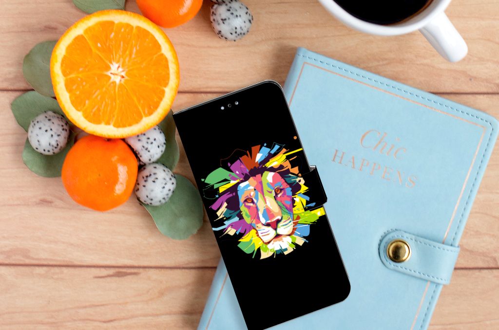 OPPO A17 Leuk Hoesje Lion Color