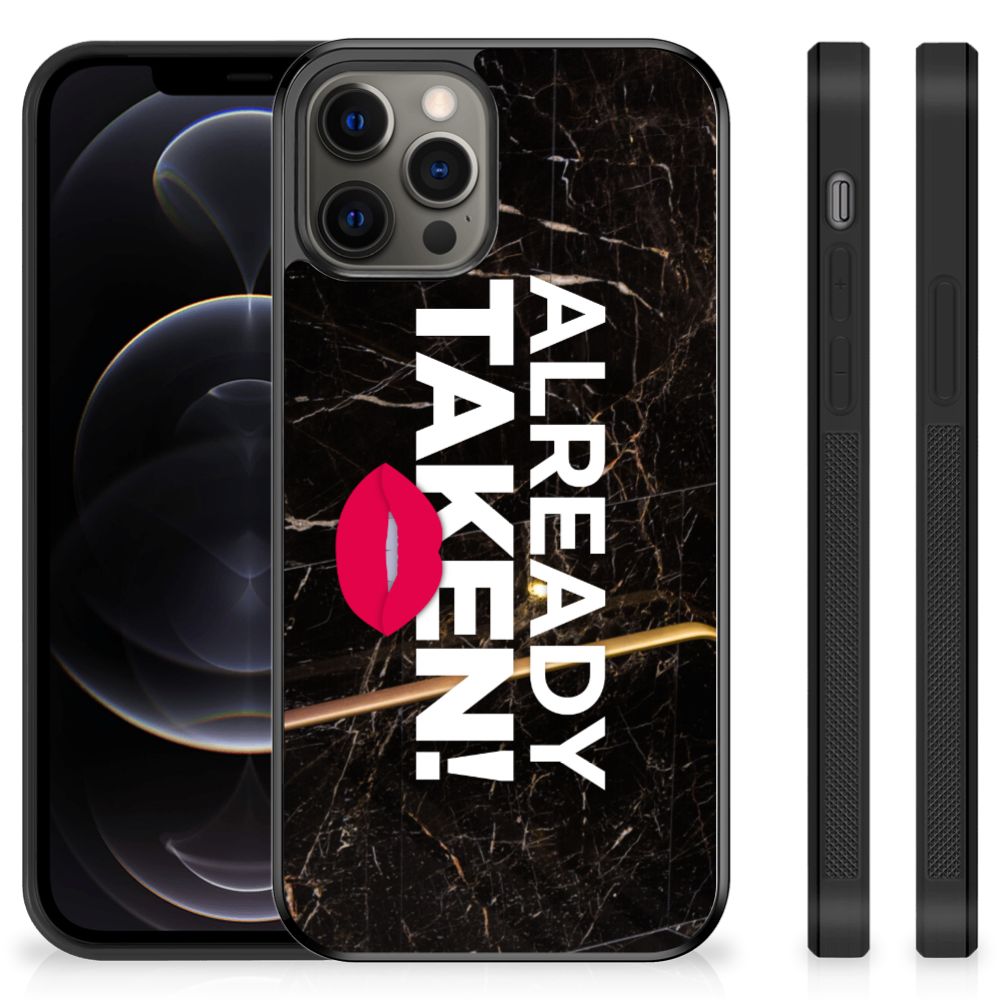iPhone 12 Pro Max Hoesje met Quotes Already Taken Black B2C Telecom