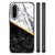 Samsung Galaxy A56 Marmeren Print Telefoonhoesje Marmer Wit Zwart - Origineel Cadeau Man