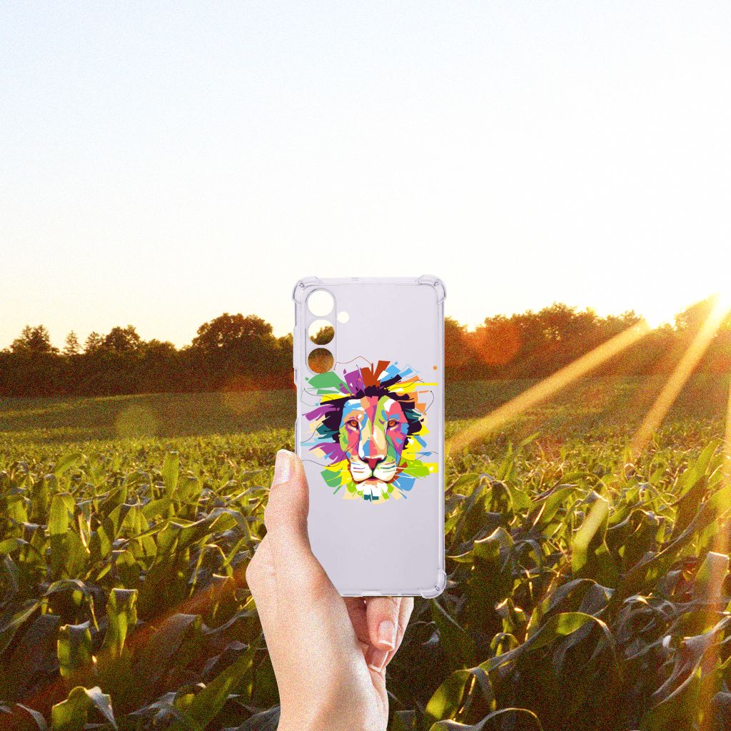 Samsung Galaxy M54 Stevig Bumper Hoesje Lion Color B2C Telecom