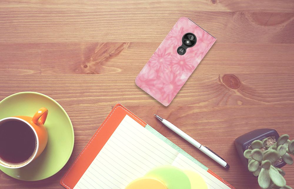Motorola Moto E5 Play Smart Cover Spring Flowers