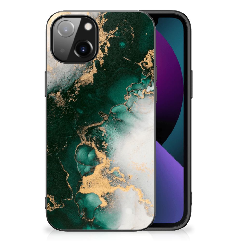 Marmeren Print Telefoonhoesje voor Apple iPhone 13 Marmer Groen B2C Telecom