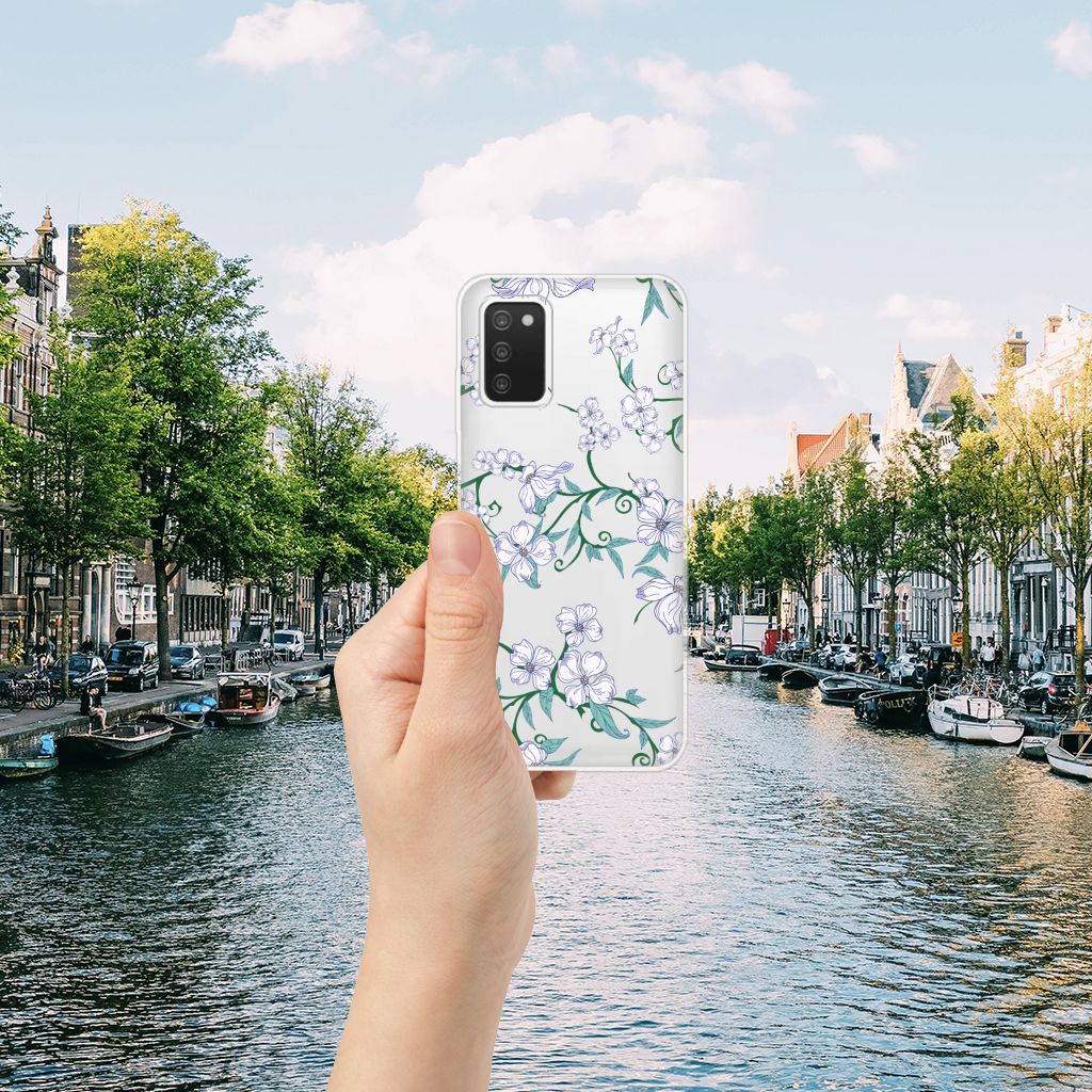 Samsung Galaxy A03S Uniek TPU Case Blossom White B2C Telecom