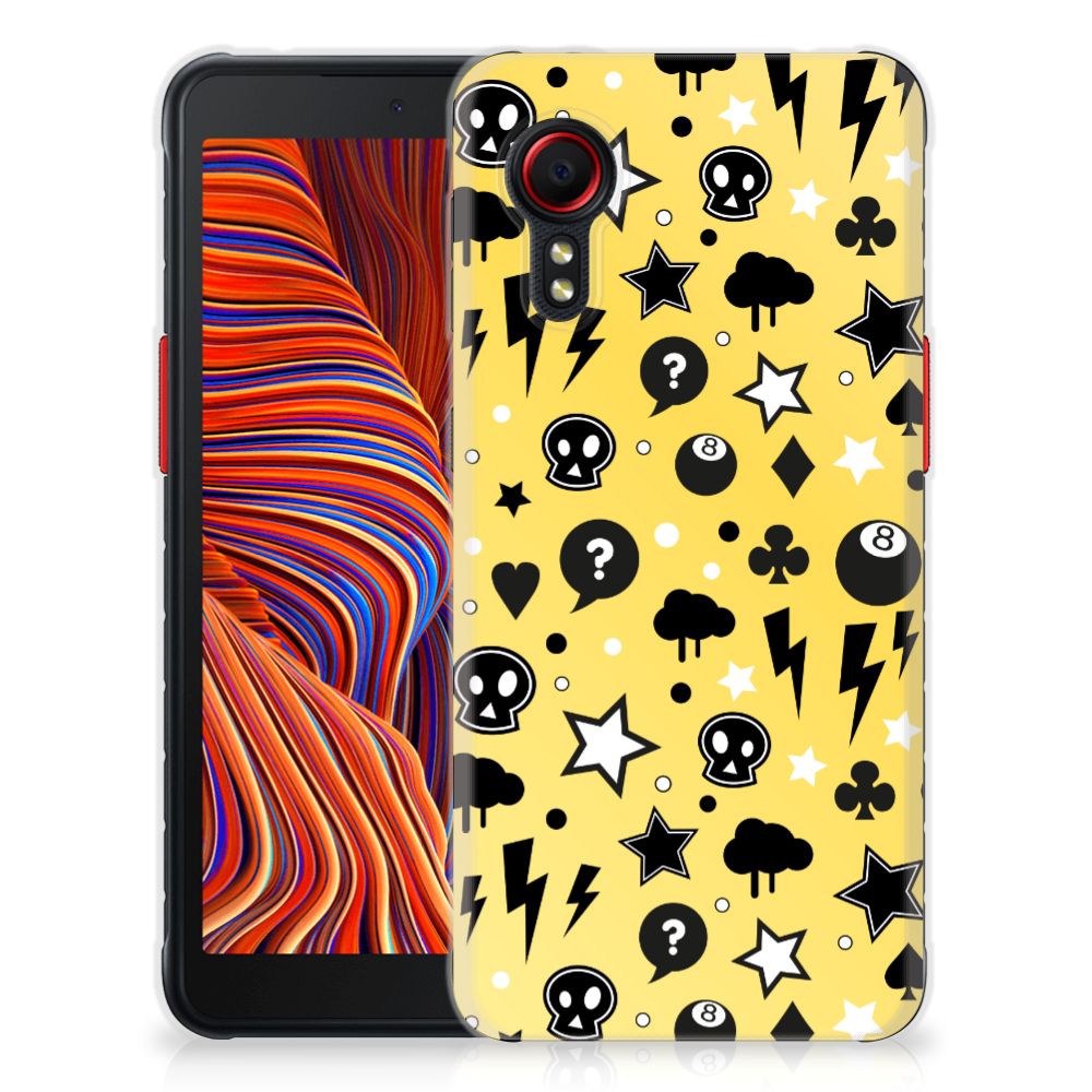Silicone Back Case Samsung Galaxy Xcover 5 Punk Geel B2C Telecom