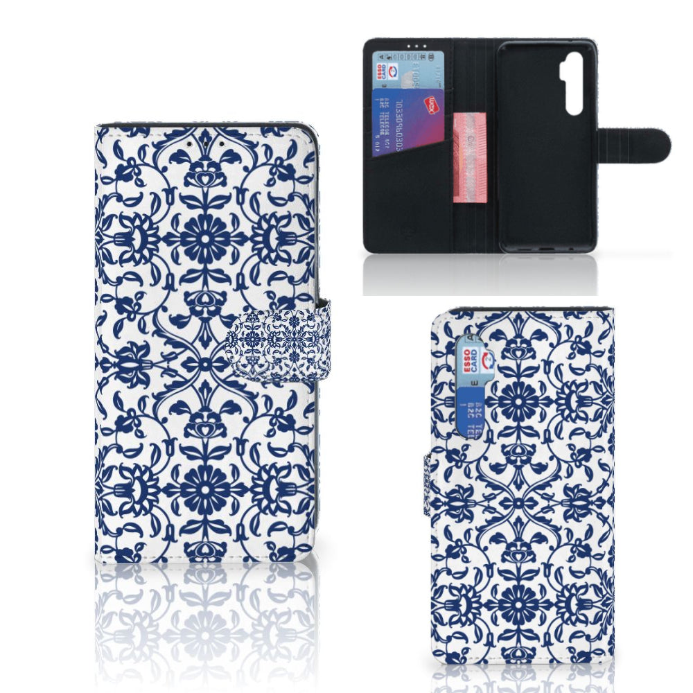 Xiaomi Mi Note 10 Lite Hoesje Flower Blue