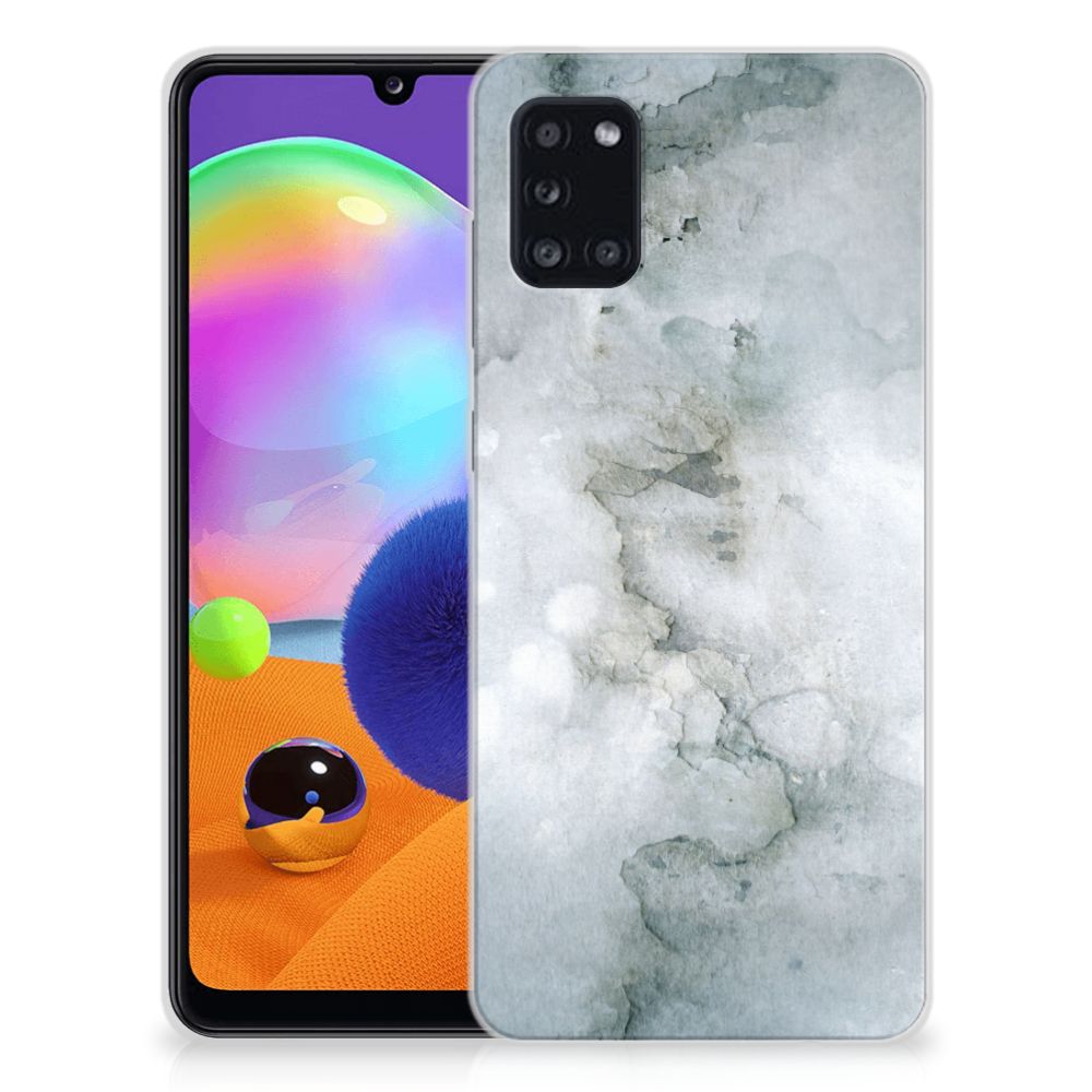 Hoesje maken Samsung Galaxy A31 Painting Grey B2C Telecom