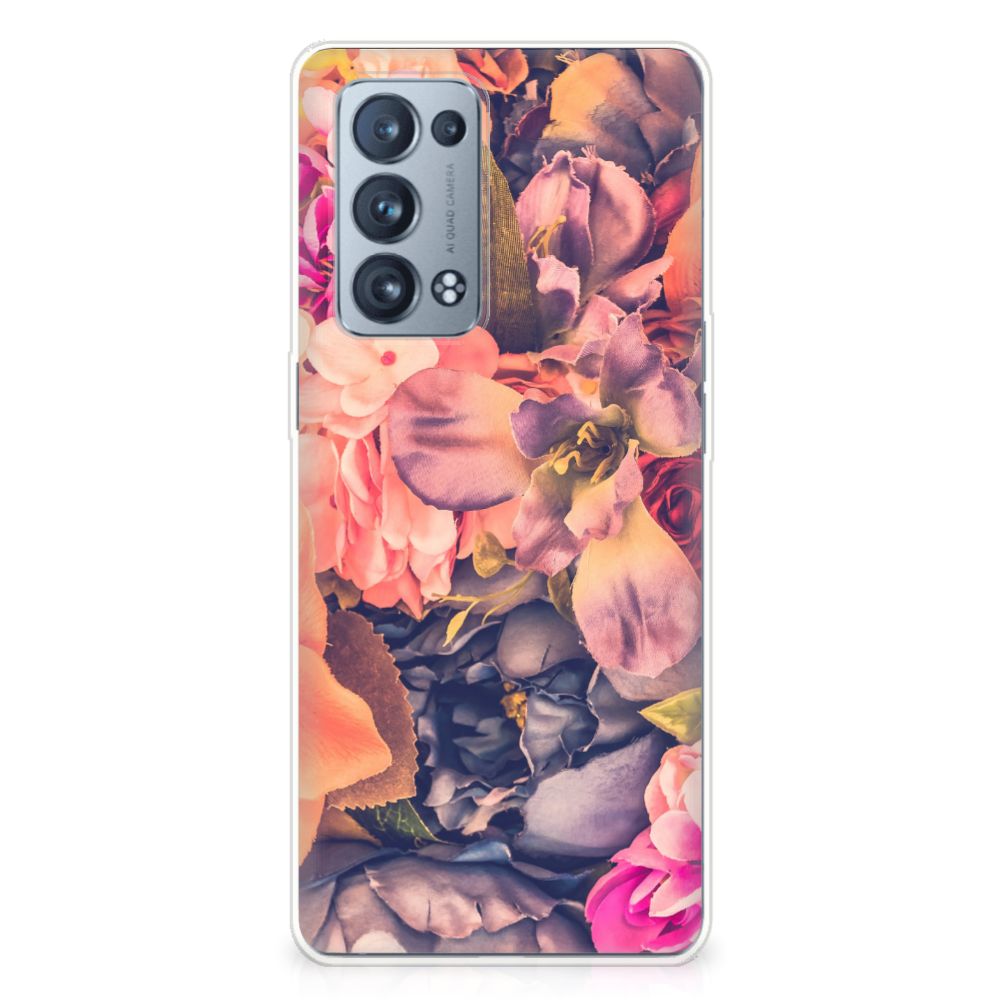 OPPO Reno 6 Pro Plus 5G TPU Case Bosje Bloemen