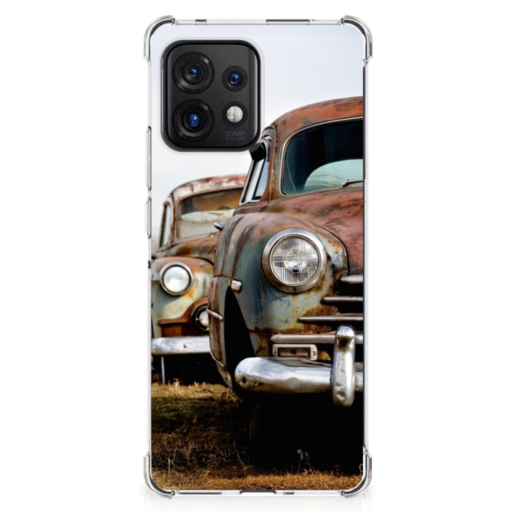 Motorola Edge 40 Pro Anti-shock Hoesje met foto Vintage Auto