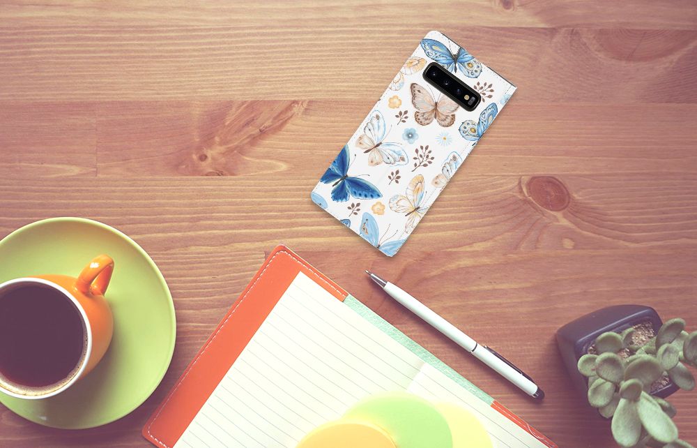 Hoesje maken voor Samsung Galaxy S10 Plus Vlinder - B2C Telecom