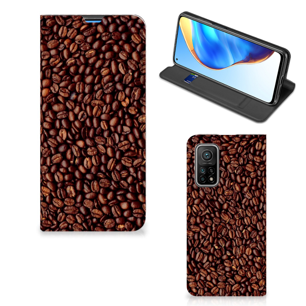 Xiaomi Mi 10T | 10T Pro Flip Style Cover Koffiebonen - B2C Telecom